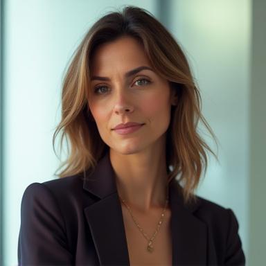 Portrait of Dr. Evelyn Gem, Lead Game Designer at Fun Rush