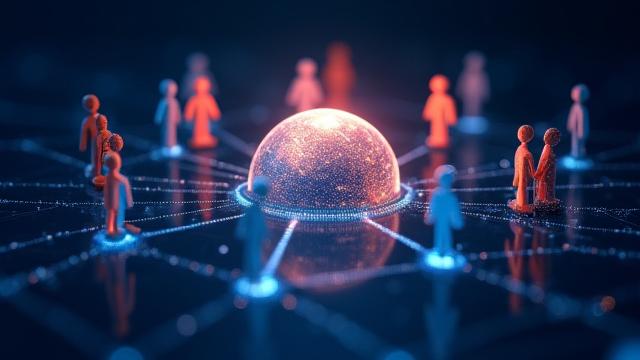 Diverse group of gamers connecting online, representing community management